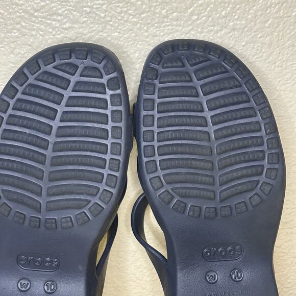 CROCS Navy Blue Sandals - Picture 13 of 15